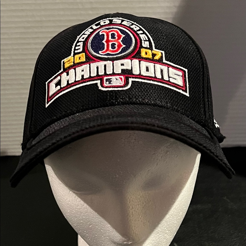 Vintage Boston Red Sox World Series 2007 Chapionship Hat /Blk/Osfm